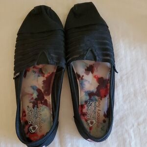 Skechers Women's Black BOBS Flats